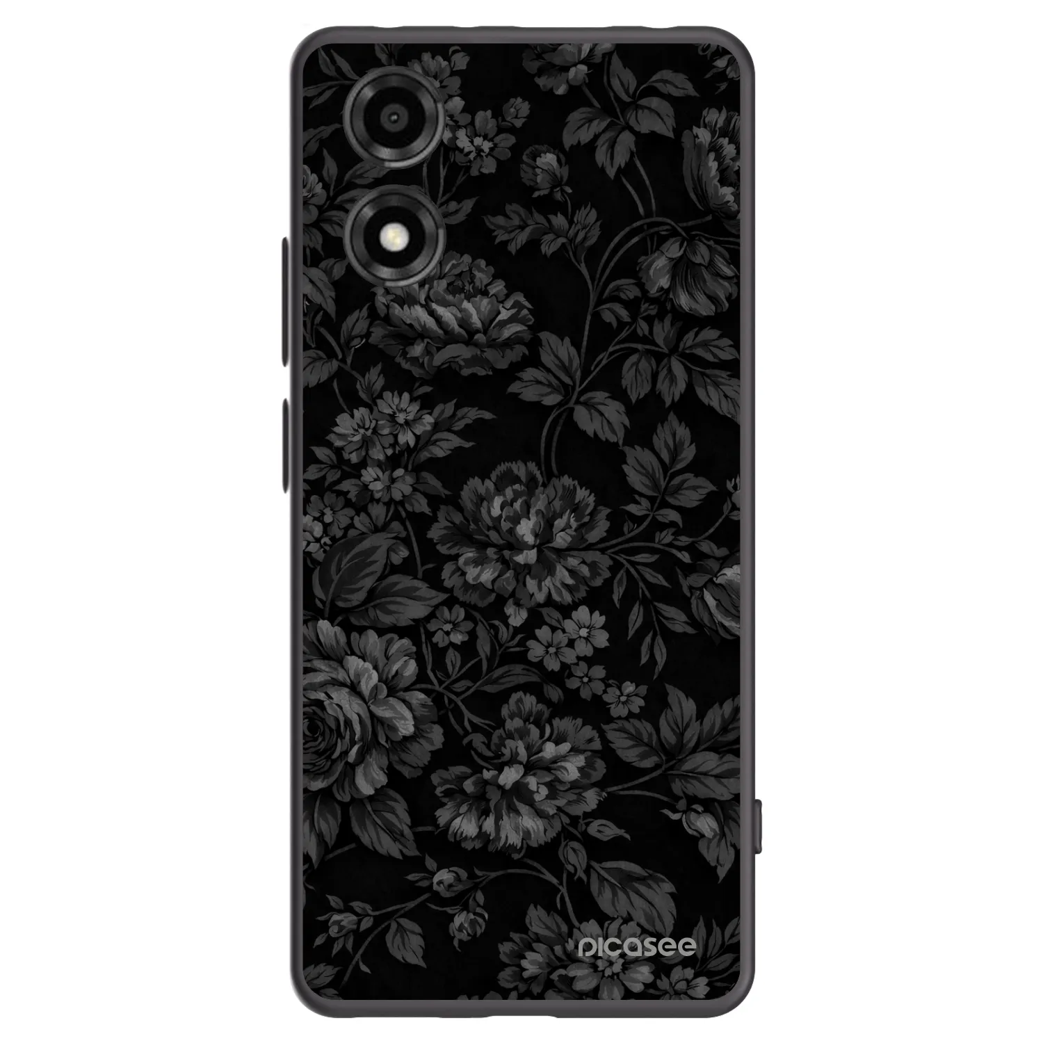 Picasee silikonski črni ovitek za Motorola Moto E14 - Dark Romance