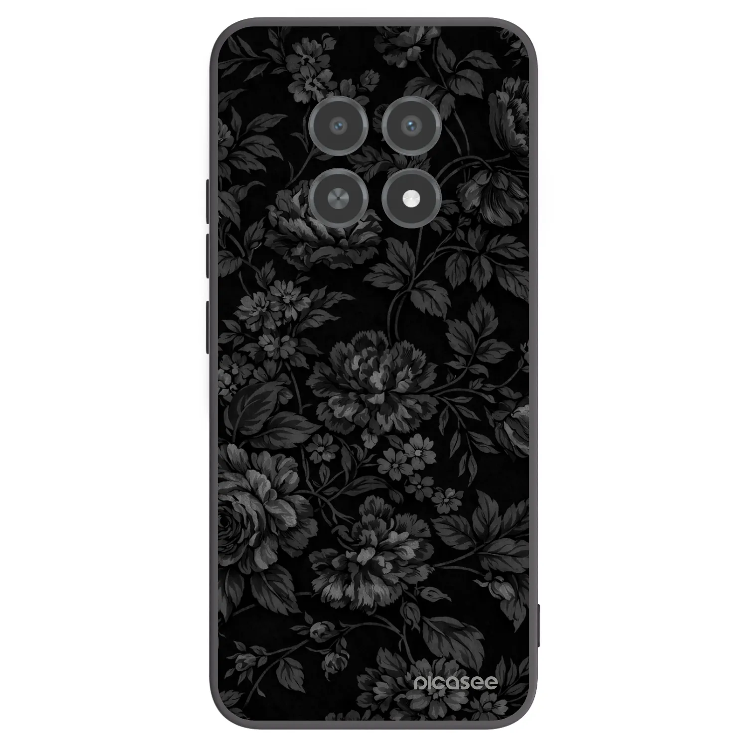 Picasee silikonski črni ovitek za Realme 12X - Dark Romance