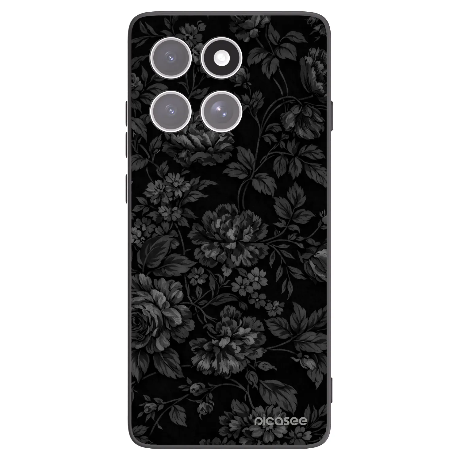 Picasee silikonski črni ovitek za Motorola Edge 60 Pro - Dark Romance