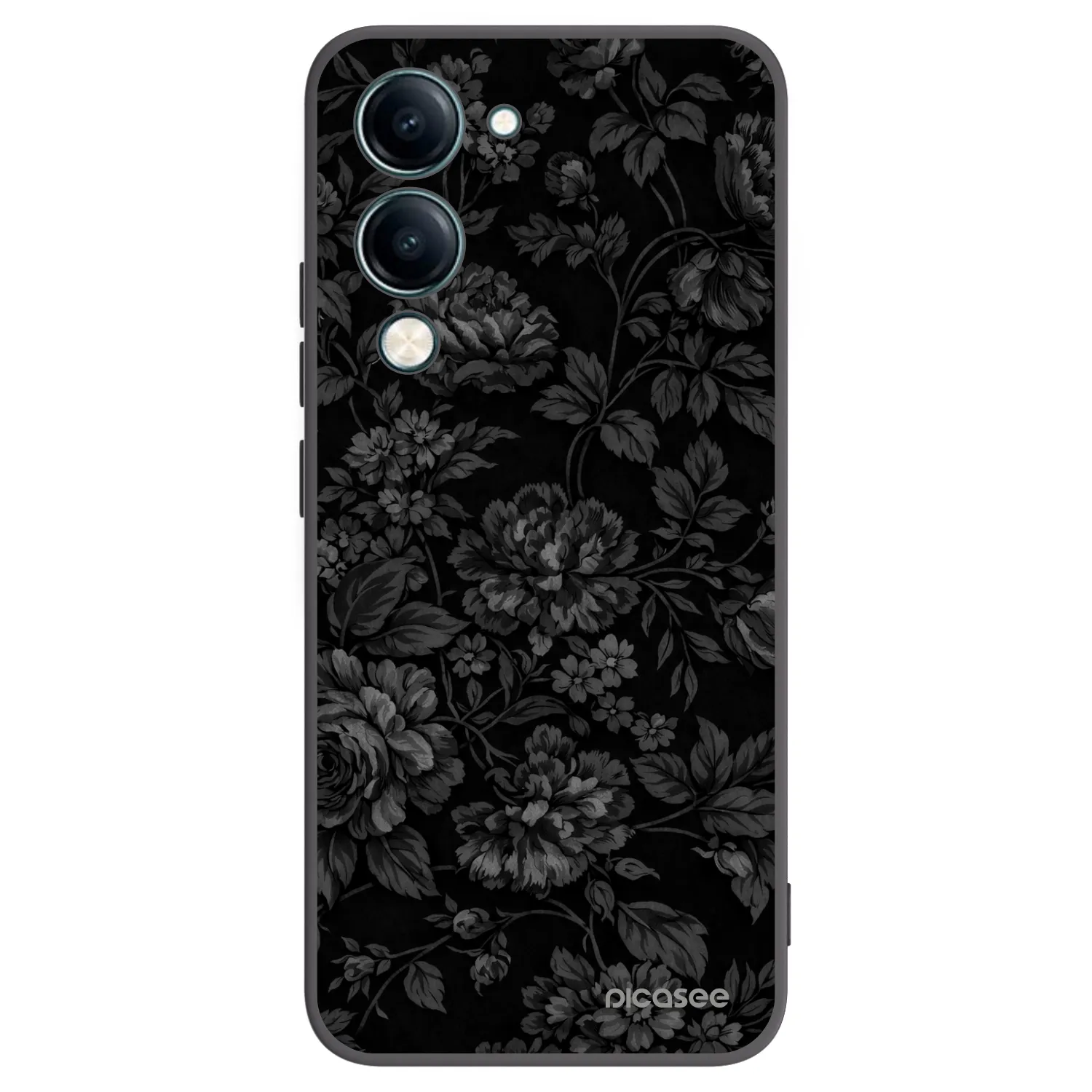 Picasee silikonski črni ovitek za Vivo Y29s 5G - Dark Romance