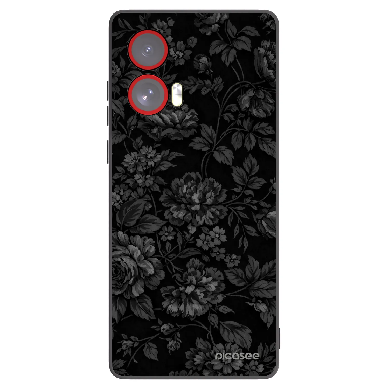 Picasee silikonski črni ovitek za Motorola Edge 50 Fusion - Dark Romance