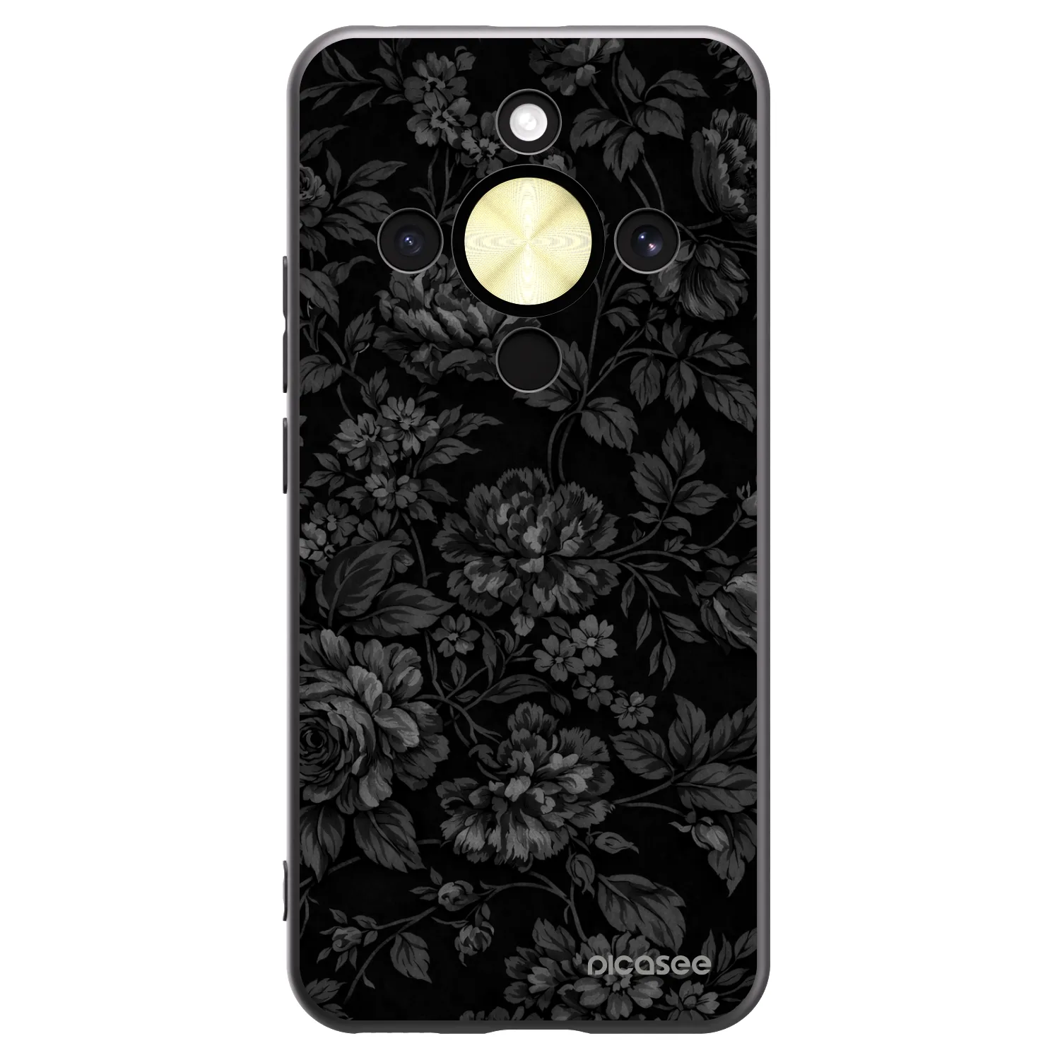 Picasee silikonski črni ovitek za Honor Magic8 Lite 5G - Dark Romance