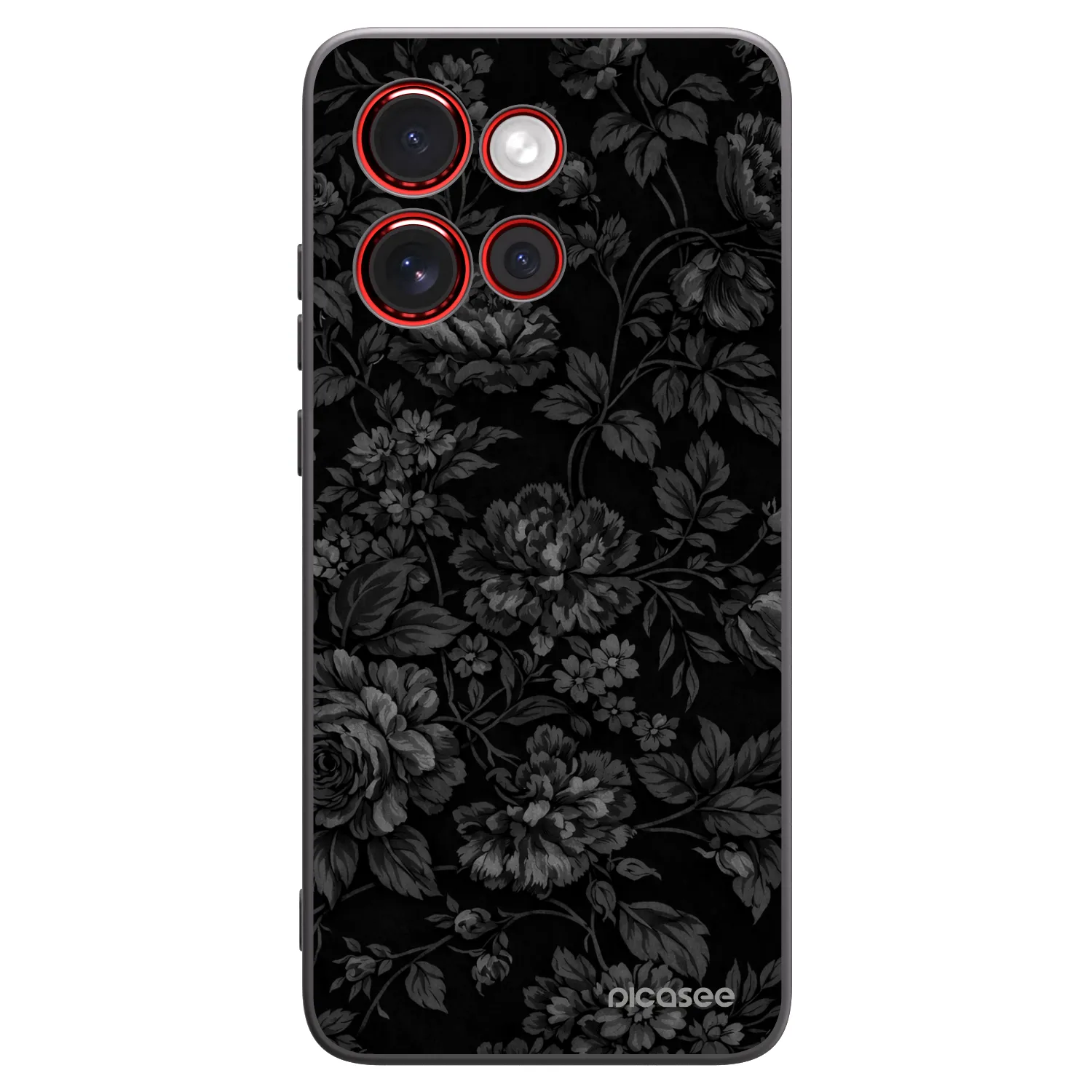 Picasee silikonski črni ovitek za Motorola Edge 60 Neo 5G - Dark Romance