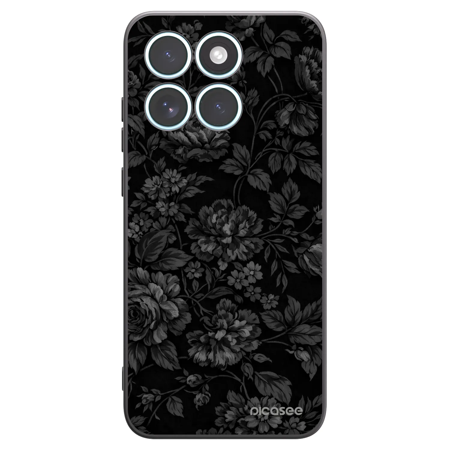 Picasee silikonski črni ovitek za Motorola Edge 70 Fusion - Dark Romance
