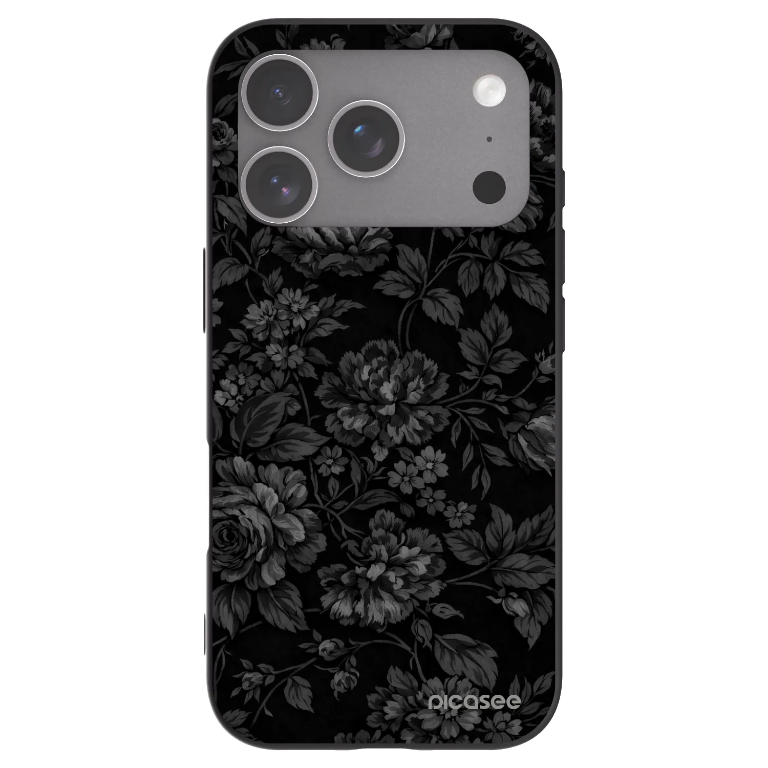 Picasee silikonski črni ovitek za Apple iPhone 18 Pro - Dark Romance