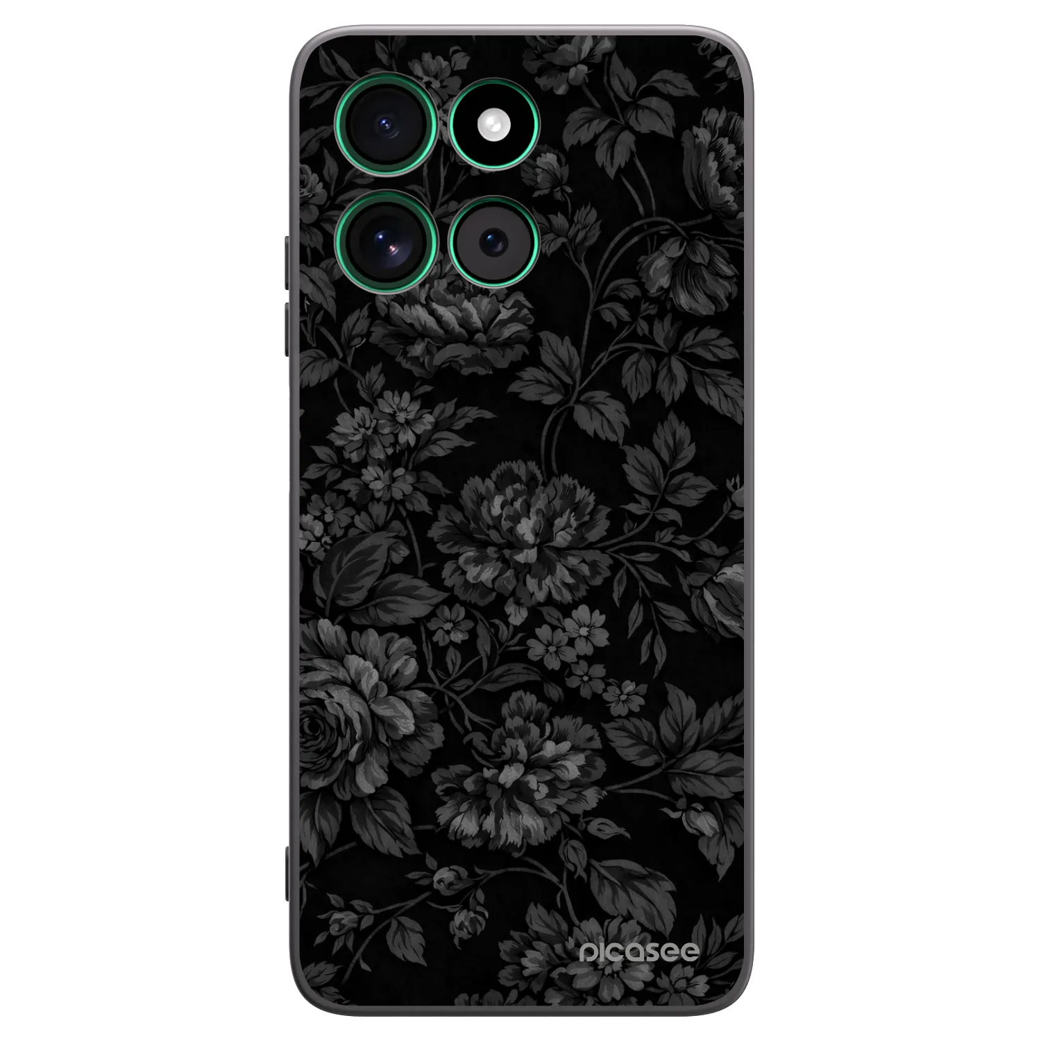 Picasee silikonski črni ovitek za Motorola Moto G57 Power - Dark Romance