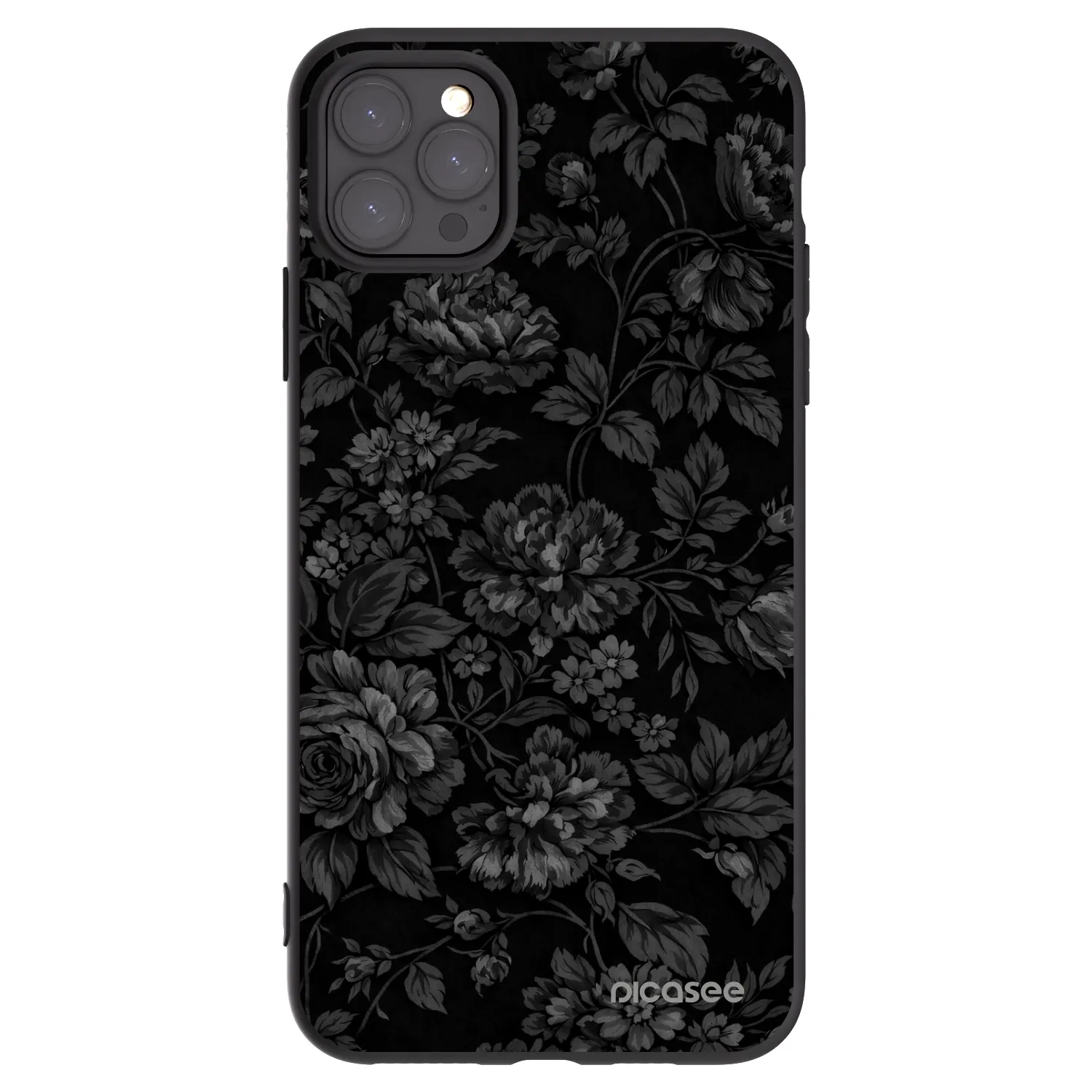 Picasee silikonski črni ovitek za Apple iPhone 11 Pro Max - Dark Romance