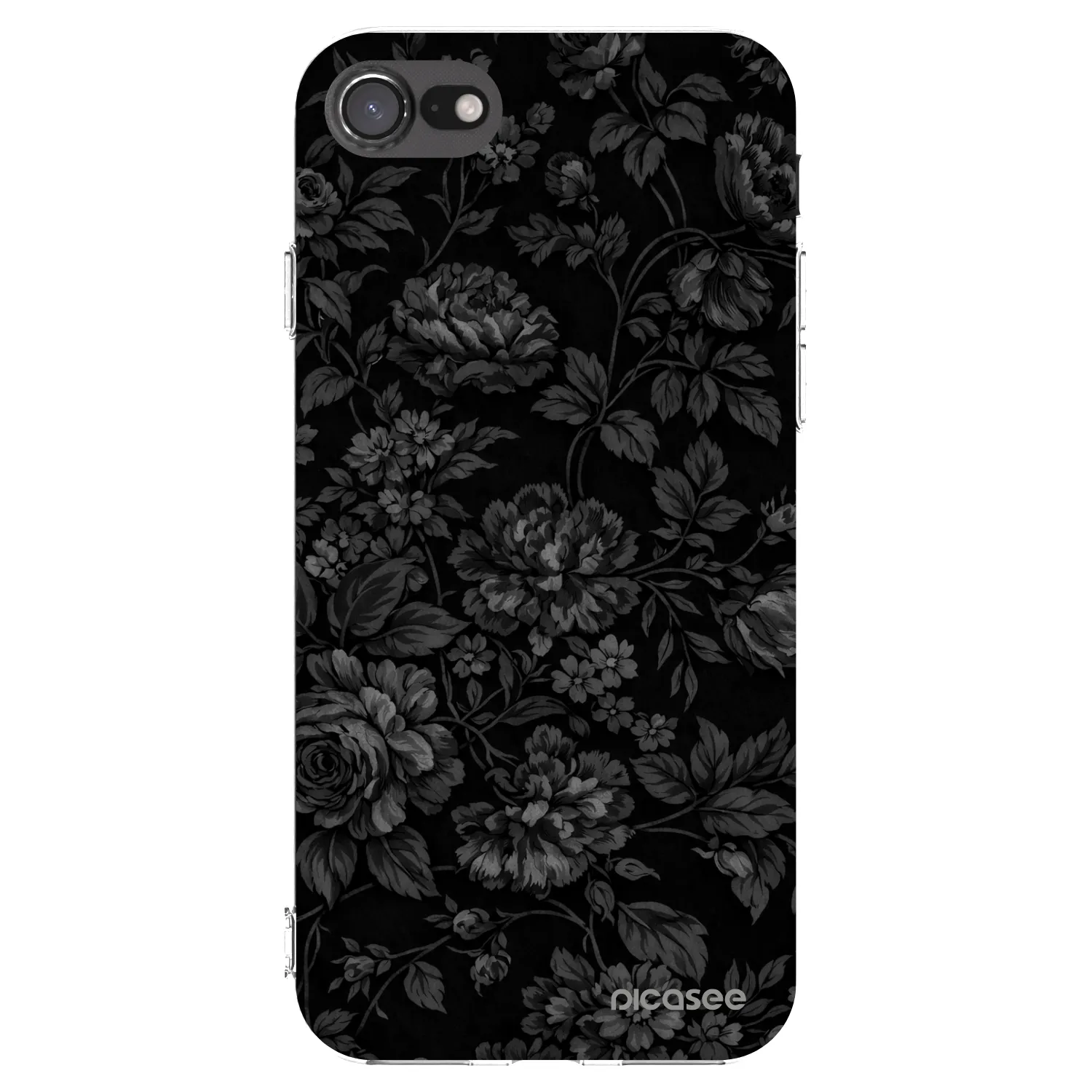 Picasee silikonski prozorni ovitek za Apple iPhone SE 2020 - Dark Romance