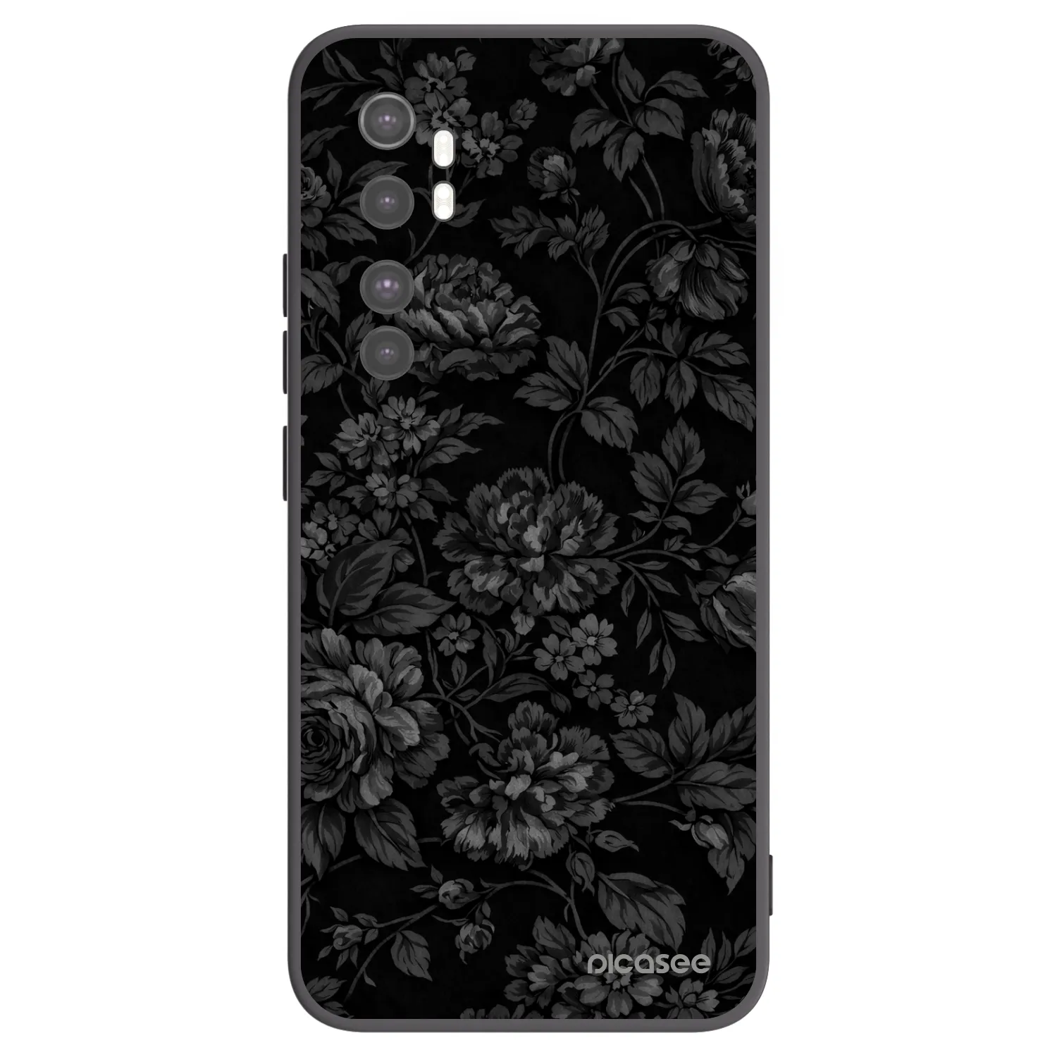 Picasee silikonski črni ovitek za Xiaomi Mi Note 10 Lite - Dark Romance