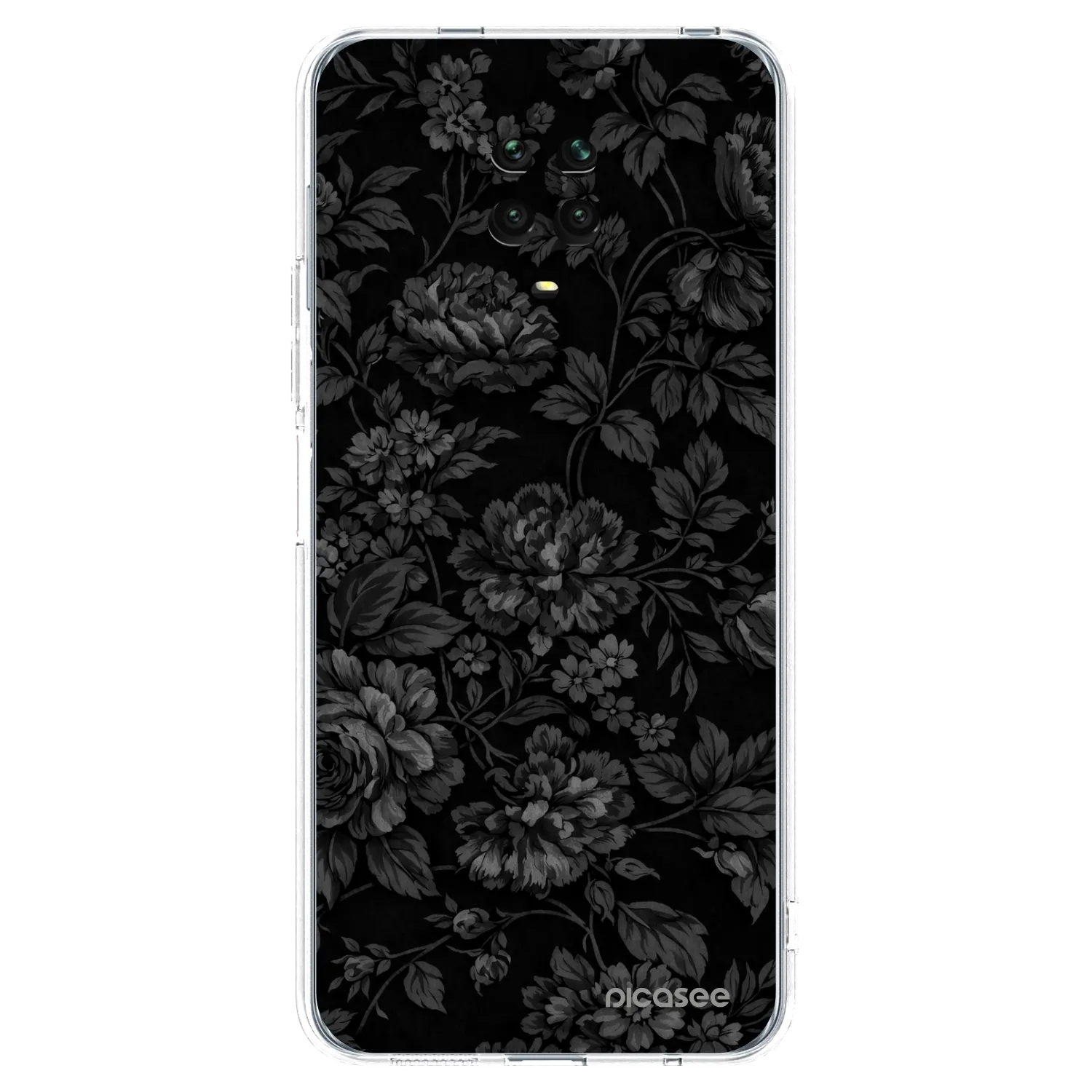 Picasee silikonski prozorni ovitek za Xiaomi Redmi Note 9S - Dark Romance