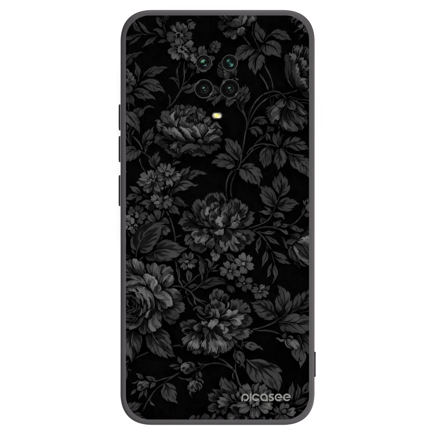 Picasee silikonski črni ovitek za Xiaomi Redmi Note 9S - Dark Romance