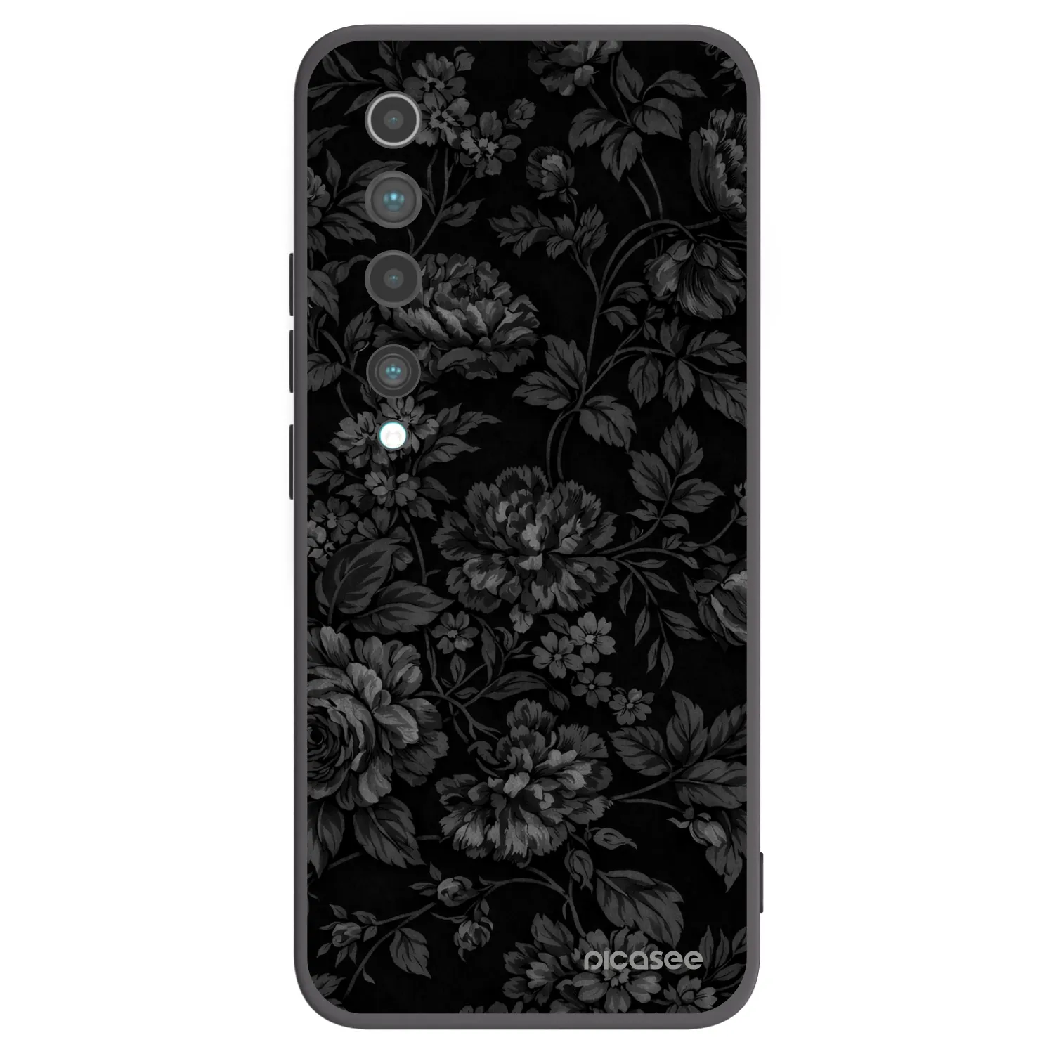 Picasee silikonski črni ovitek za Xiaomi Mi 10 - Dark Romance