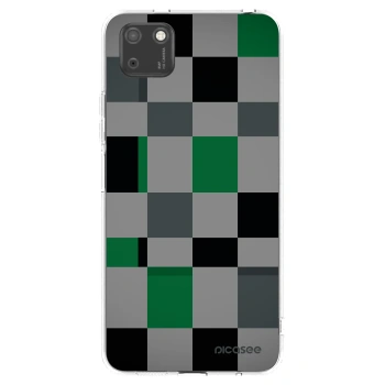 Picasee silikonski prozorni ovitek za Huawei Y5P - Block Grid