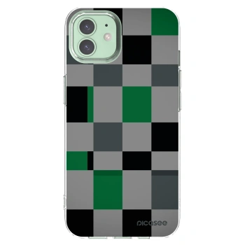 Picasee silikonski prozorni ovitek za Apple iPhone 12 Pro - Block Grid