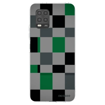 Picasee silikonski prozorni ovitek za Xiaomi Mi 10 Lite - Block Grid