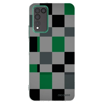 Picasee silikonski prozorni ovitek za Honor 10X Lite - Block Grid