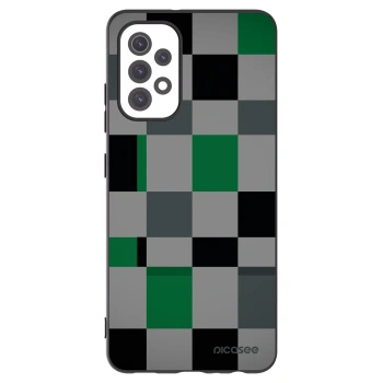 Picasee silikonski črni ovitek za Samsung Galaxy A32 5G A326B - Block Grid