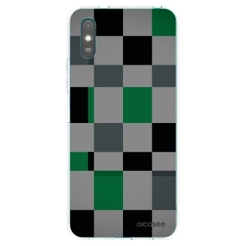 Picasee silikonski prozorni ovitek za Xiaomi Redmi 9AT - Block Grid