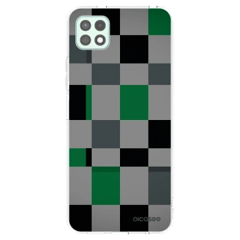 Picasee silikonski prozorni ovitek za Samsung Galaxy A22 A226B 5G - Block Grid