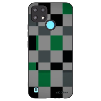 Ovitek za Realme C21 - Block Grid