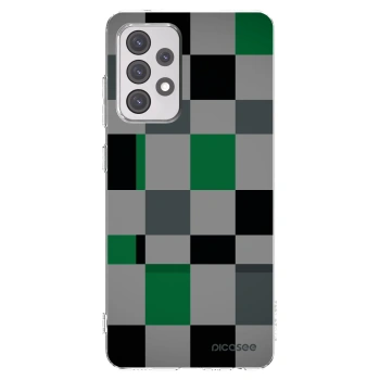 Picasee silikonski prozorni ovitek za Samsung Galaxy A52s 5G A528B - Block Grid