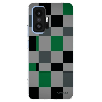 Picasee silikonski prozorni ovitek za Xiaomi 11T - Block Grid