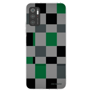 Picasee silikonski prozorni ovitek za Xiaomi Poco M3 Pro 5G - Block Grid