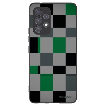 Picasee silikonski črni ovitek za Samsung Galaxy A53 5G A536 - Block Grid