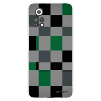 Picasee silikonski prozorni ovitek za Xiaomi Poco X4 Pro 5G - Block Grid