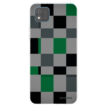 Picasee silikonski prozorni ovitek za Realme C11 (2021) - Block Grid