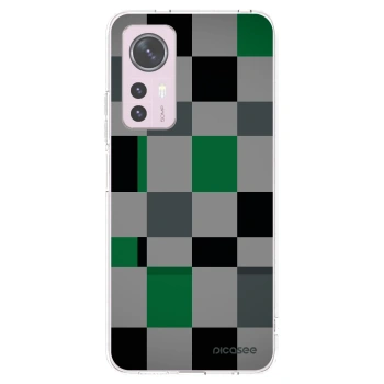 Picasee silikonski prozorni ovitek za Xiaomi 12 - Block Grid