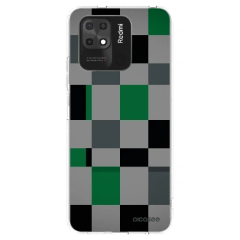 Picasee silikonski prozorni ovitek za Xiaomi Redmi 10C - Block Grid
