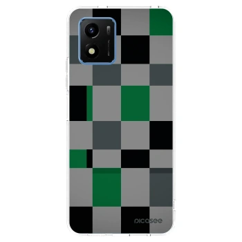 Picasee silikonski prozorni ovitek za Vivo Y01 - Block Grid