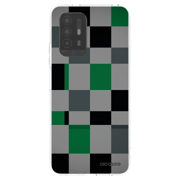 Picasee silikonski prozorni ovitek za OPPO A94 5G - Block Grid