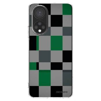 Picasee silikonski prozorni ovitek za Honor X7 - Block Grid