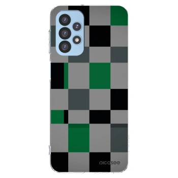 Picasee silikonski prozorni ovitek za Samsung Galaxy A23 A235F 4G - Block Grid