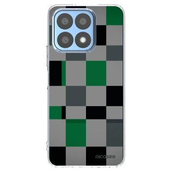 Picasee silikonski prozorni ovitek za Honor X8a - Block Grid