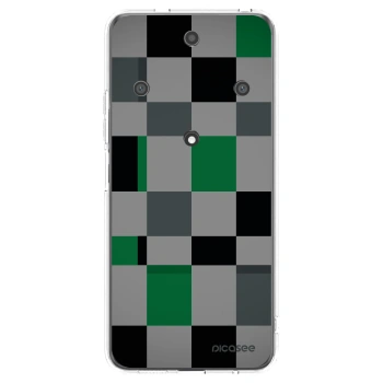 Picasee silikonski prozorni ovitek za Honor Magic5 Lite 5G - Block Grid
