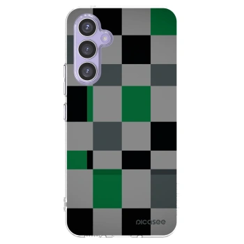 Picasee silikonski prozorni ovitek za Samsung Galaxy A54 5G A546B - Block Grid