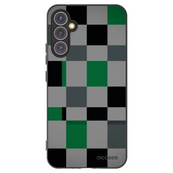 Picasee silikonski črni ovitek za Samsung Galaxy A34 5G A346B - Block Grid