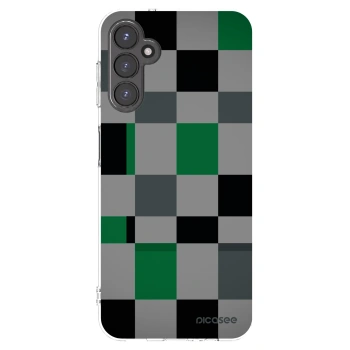 Picasee silikonski prozorni ovitek za Samsung Galaxy A14 4G A145R - Block Grid