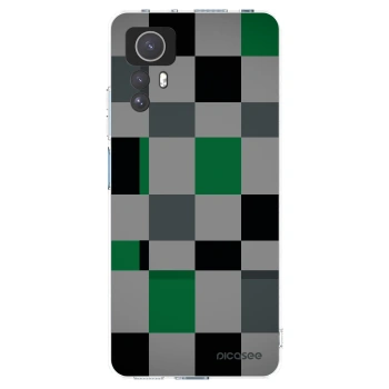Picasee silikonski prozorni ovitek za Xiaomi Redmi Note 12S - Block Grid
