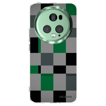 Picasee silikonski prozorni ovitek za Honor Magic5 Pro - Block Grid