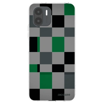 Picasee silikonski prozorni ovitek za Xiaomi Redmi A2 - Block Grid