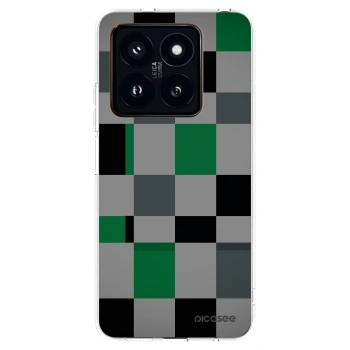 Picasee silikonski prozorni ovitek za Xiaomi 14 Pro - Block Grid