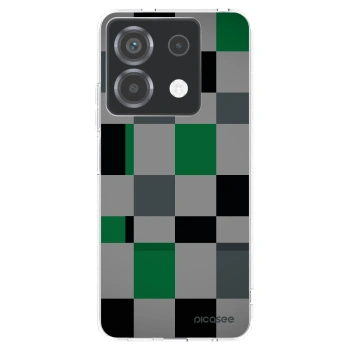 Picasee silikonski prozorni ovitek za Xiaomi Poco X6 - Block Grid