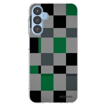 Picasee silikonski prozorni ovitek za Samsung Galaxy A15 A156B 5G - Block Grid