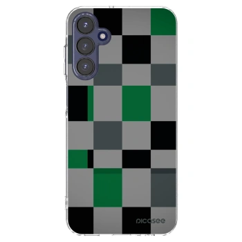 Picasee silikonski prozorni ovitek za Samsung Galaxy A15 A155F 4G - Block Grid