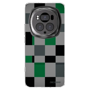 Picasee silikonski prozorni ovitek za Honor Magic6 Pro - Block Grid