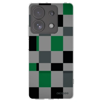 Picasee silikonski prozorni ovitek za Xiaomi Redmi Note 13 Pro 4G - Block Grid
